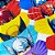 Bandanas Tecido Estampado 3D Super Heróis - 10 unidades - Imagem 2