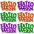 Adesivos EVA Glitter Halloween - 20 unidades - Imagem 1