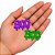 Adesivos EVA Glitter Boo Halloween - 20 unidades - Imagem 2