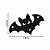 Adesivos EVA Glitter Morcego Halloween - 20 unidades - Imagem 3