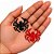 Adesivos EVA Glitter Aranha Halloween - 20 unidades - Imagem 2