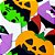 Golas Feltro EVA Halloween Mod.2 - 10 unidades - Imagem 1