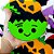 Golas Feltro EVA Halloween Mod.2 - 10 unidades - Imagem 3