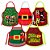 Capa Tecido Estampado Viés Natal - 05 unidades - Imagem 1