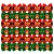 Laço Borboleta Duplo Pespontada Ouro Pedraria Natal Mod.3 - 10 unidades - Imagem 1