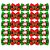 Laço Borboleta Duplo Pespontada Ouro Pedraria Natal Mod.4 - 10 unidades - Imagem 1