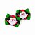 Laço Borboleta Duplo Pespontada Ouro Pedraria Natal Mod.5 - 10 unidades - Imagem 3
