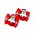 Laço Borboleta Duplo Pespontada Ouro Pedraria Natal Mod.6 - 10 unidades - Imagem 2