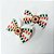 Laço Borboleta Duplo Estampado Pedraria Natal Mod.1 - 10 unidades - Imagem 3
