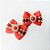 Laço Borboleta Duplo Estampado Pedraria Natal Mod.2 - 10 unidades - Imagem 3