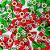 Laço Borboleta Duplo Estampado Pedraria Natal Mod.3 - 10 unidades - Imagem 1