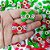 Laço Borboleta Duplo Estampado Pedraria Natal Mod.3 - 10 unidades - Imagem 2