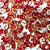 Laço Borboleta Estampado Glitter PF Natal - 10 unidades - Imagem 1