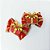 Laço Borboleta Estampado Glitter PF Natal - 10 unidades - Imagem 4