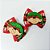 Laço Borboleta Duplo Estampado EVA Natal Mod.1 - 10 unidades - Imagem 4