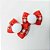 Laço Borboleta Duplo Estampado Pompom Natal - 10 unidades - Imagem 3
