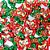 Laço Borboleta Estampado PF Natal Mod.10 - 10 unidades - Imagem 1
