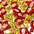 Laço Borboleta Duplo Glitter PF Natal - 10 unidades - Imagem 1