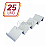 Expositor para bandejas de frios com 4 posições na cor branca (kit com 25 unidades) - Imagem 1