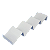 Expositor para bandejas de frios com 4 posições na cor branca (kit com 05 unidades) - Imagem 5