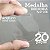 Kit 20 Medalhas em Acrílico Transparente 5cm - Imagem 1