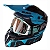 Óculos IMS ONE 2025 Motocross Trilha Enduro CINZA/VERDE ÁGUA - Imagem 5