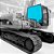 Vidro Lateral Direito (Lança) Escavadeira Caterpillar 320D 1516789 - Imagem 2