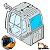 Vidro Vigia Traseiro Escavadeira Case CX220B - Imagem 1