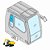 Vidro Superior Traseiro Direito Escavadeira Hyundai 71N6-02640 - Imagem 1