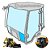 Vidro Frontal Inferior Esquerdo Retro JCB 4CX 827/80141 - Imagem 1