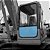 Para-brisa Inferior Escavadeira Komatsu PC200-8 20Y5311611 - Imagem 2