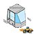 Para-brisa Lateral Direito Komatsu WA200-5 417-926-3530 - Imagem 1