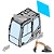 Vidro Vigia Traseiro Escavadeira Case CX220C / E215 Evo - Imagem 1