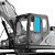 Vidro Janela Traseira Escavadeira Case CX220C / E215 Evo - Imagem 2