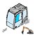 Vidro Superior da Porta Escavadeira Case CX220C / E215 Evo - Imagem 1