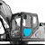 Vidro Inferior da Porta Escavadeira Case CX220C / E215 Evo - Imagem 2