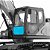 Vidro Parabrisa Inferior Escavadeira Case CX220C / E215 Evo - Imagem 2