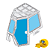 Vidro Porta Esquerda Trator Komatsu D61 17A-Z11-1263 - Imagem 1