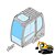 Vidro Parabrisa Superior Hyundai R220LC Serie 9 9S Laminado - Imagem 1