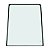Parabrisa Superior Escavadeira Komatsu PC200-8 Laminado - Imagem 2
