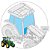 Para-brisa Inferior Direito Trator John Deere 5078E - Imagem 1