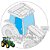 Vidro da Porta Direita Trator John Deere 5078E - Imagem 1