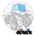 Vidro Vigia Traseiro Trator Case Magnum 180 a 335 - Imagem 1