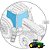 Vidro da Porta Direita Trator John Deere 7715 - Imagem 1