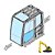 Vidro Inferior Porta Escavadeira Komatsu PC200-8 20Y5311451 - Imagem 1