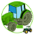Vidro Para-brisa Frontal C/ Furos Trator John Deere 6415 - Imagem 1