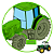 Vidro Janela Traseira Esquerda Trator John Deere 6415 - Imagem 1
