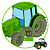 Vidro Para-brisa Inferior Esquerdo Trator John Deere 6415 - Imagem 1