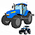 Vidro da Porta Esquerda Trator New Holland TM TL TS - Imagem 1