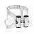 Abraçadeira Vandoren M/o Prateada Clarinete LC51SP - Original - Imagem 2